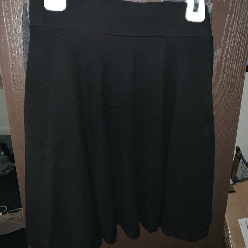 Black skater skirt, worn once